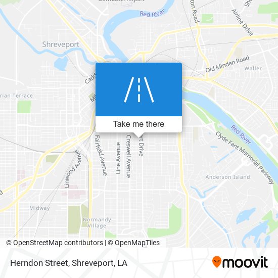 Herndon Street map