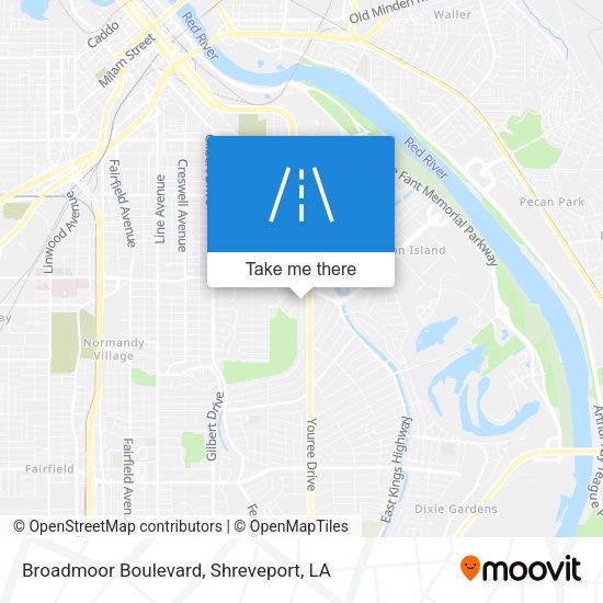 Broadmoor Boulevard map
