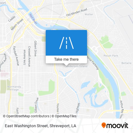 East Washington Street map