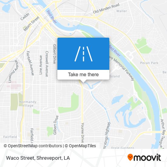 Waco Street map