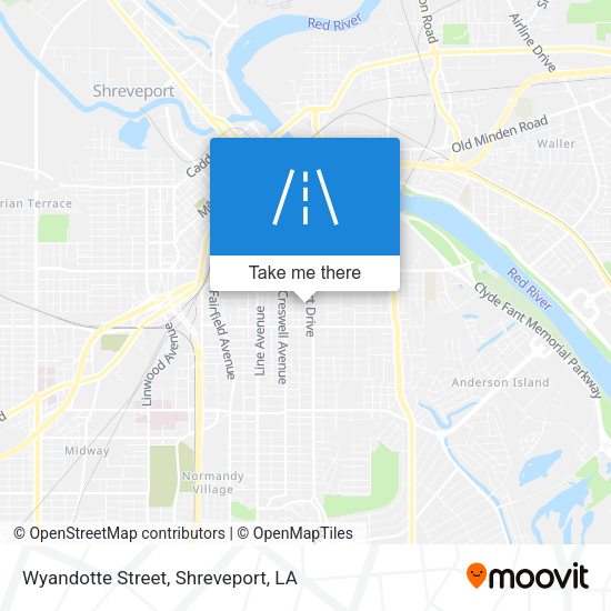 Wyandotte Street map