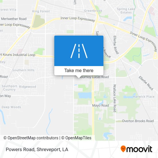 Mapa de Powers Road