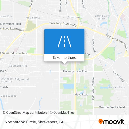 Northbrook Circle map