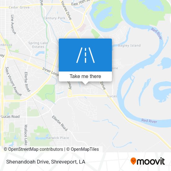 Mapa de Shenandoah Drive