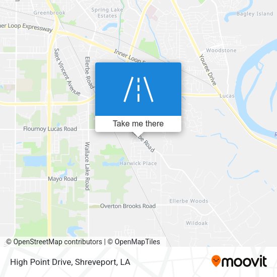 Mapa de High Point Drive