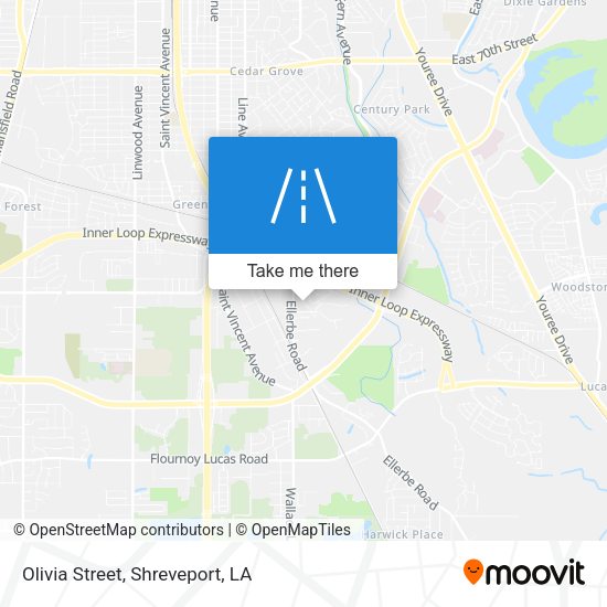 Mapa de Olivia Street