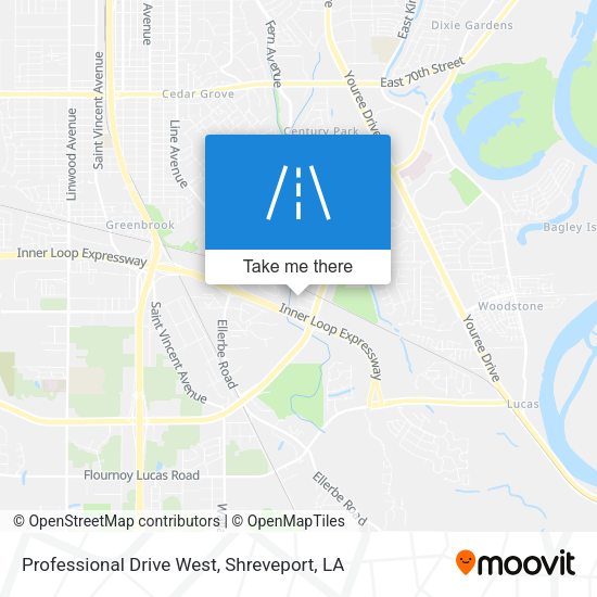 Mapa de Professional Drive West