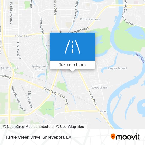 Turtle Creek Drive map