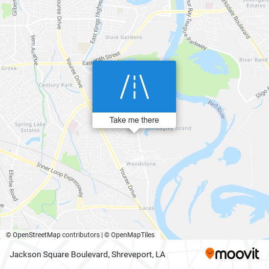 Jackson Square Boulevard map