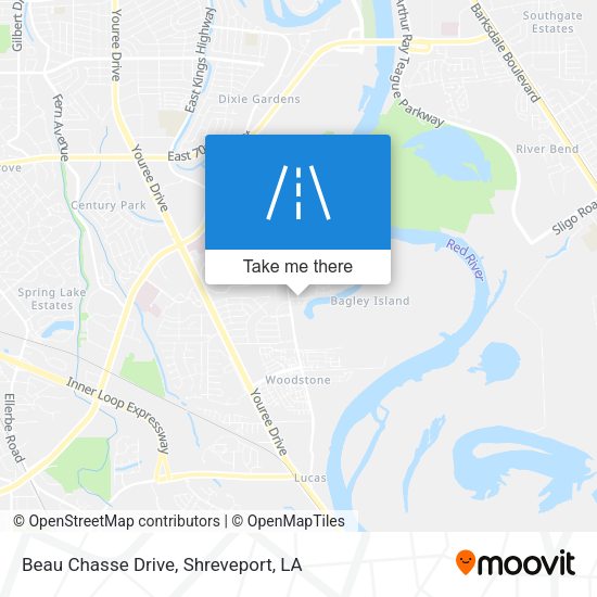 Beau Chasse Drive map