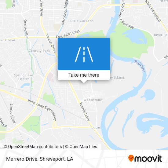 Mapa de Marrero Drive
