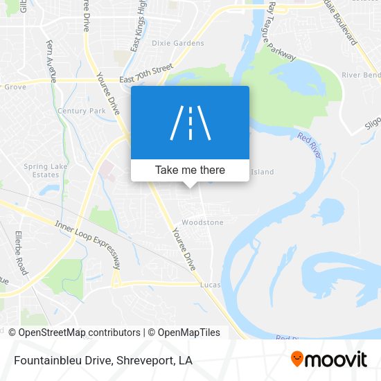 Mapa de Fountainbleu Drive