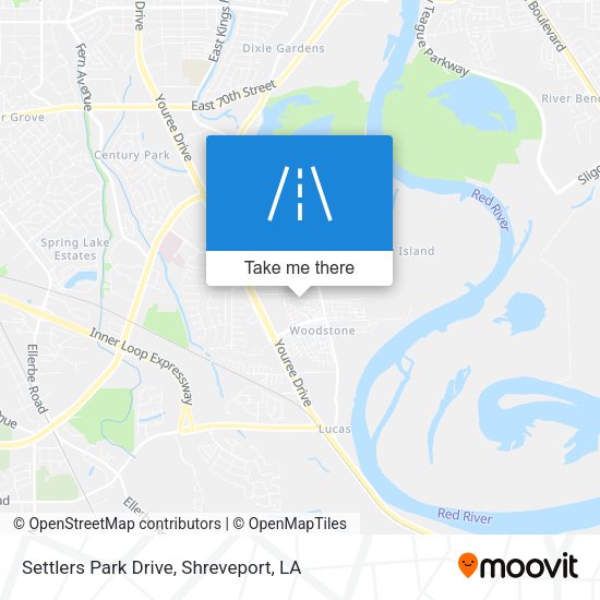 Mapa de Settlers Park Drive