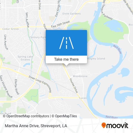 Mapa de Martha Anne Drive