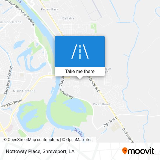 Mapa de Nottoway Place