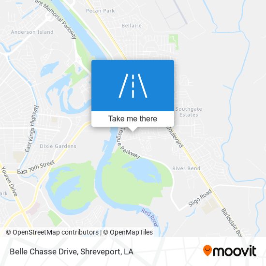 Belle Chasse Drive map