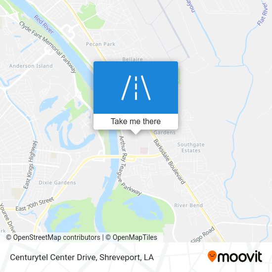 Centurytel Center Drive map