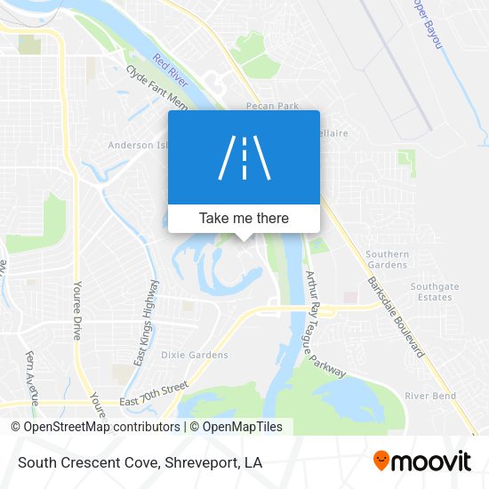 South Crescent Cove map