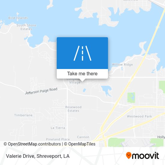 Mapa de Valerie Drive