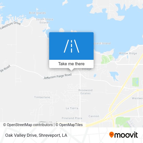 Mapa de Oak Valley Drive