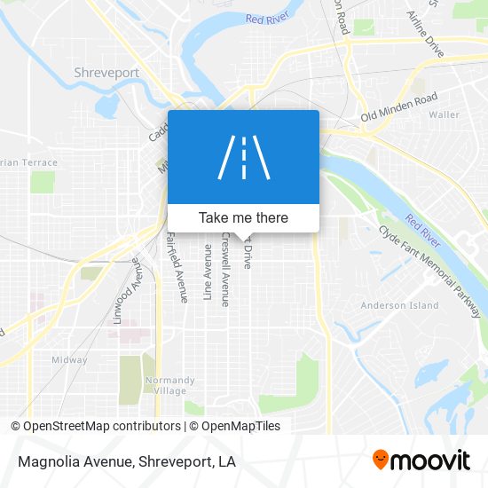 Mapa de Magnolia Avenue