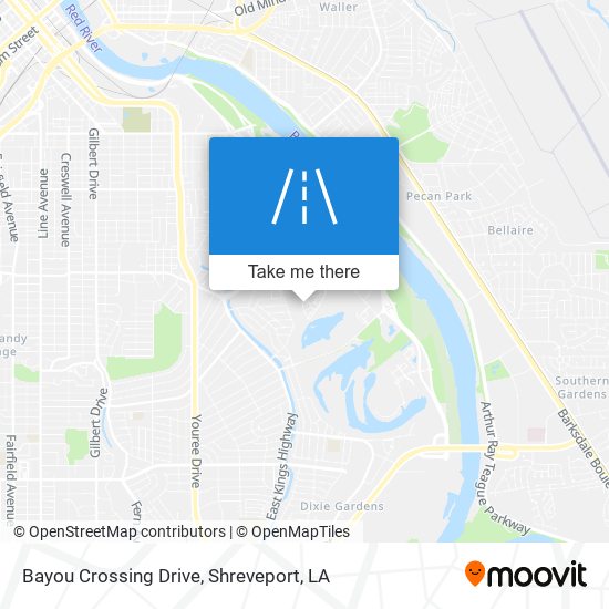 Bayou Crossing Drive map