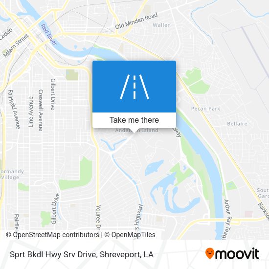 Sprt Bkdl Hwy Srv Drive map