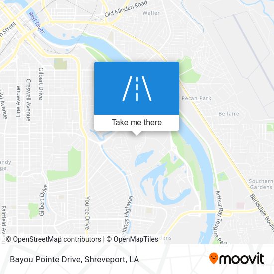 Bayou Pointe Drive map