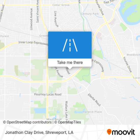 Jonathon Clay Drive map