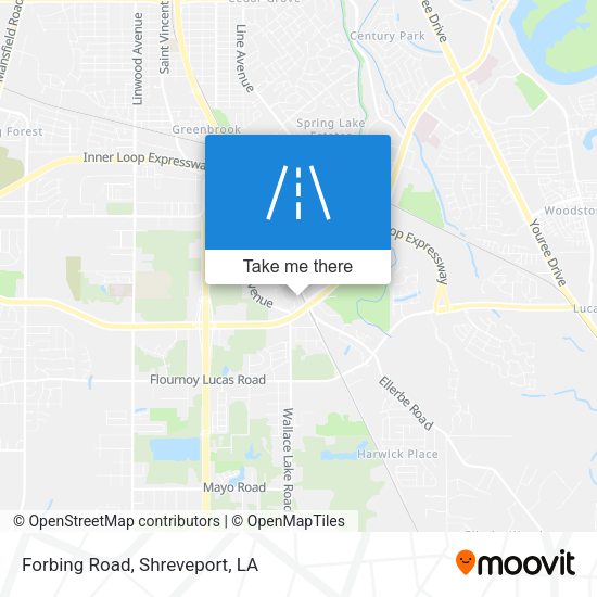 Mapa de Forbing Road