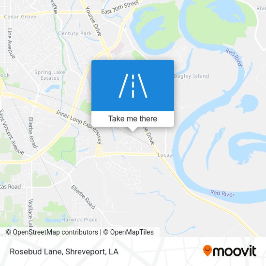 Mapa de Rosebud Lane