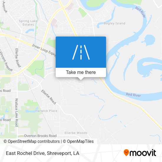 East Rochel Drive map