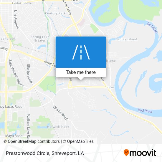 Prestonwood Circle map