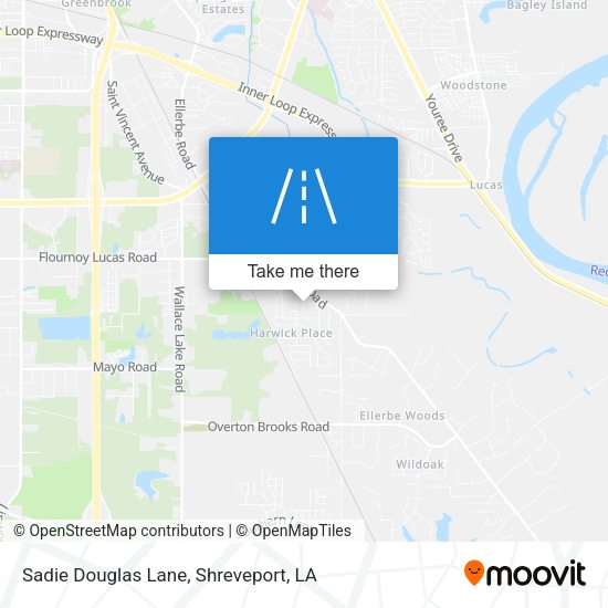 Mapa de Sadie Douglas Lane