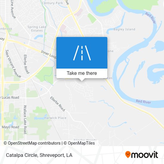Catalpa Circle map