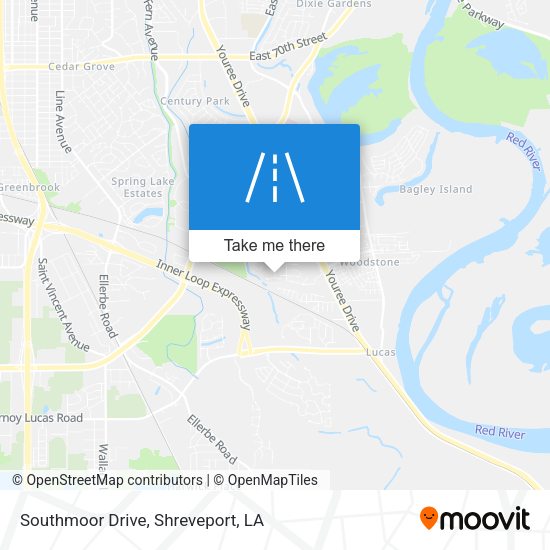Southmoor Drive map
