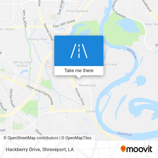 Mapa de Hackberry Drive