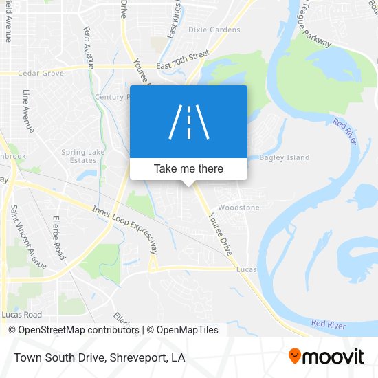 Mapa de Town South Drive