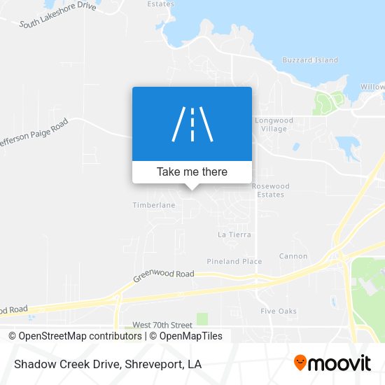 Shadow Creek Drive map