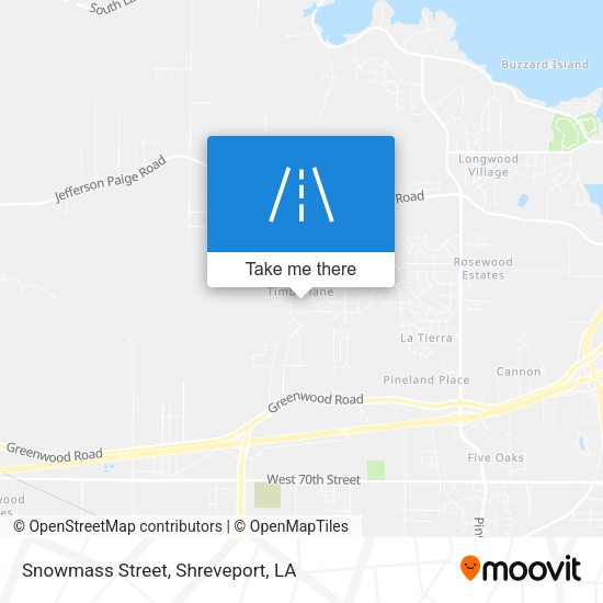 Mapa de Snowmass Street