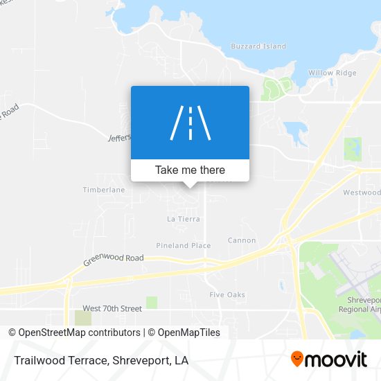 Trailwood Terrace map
