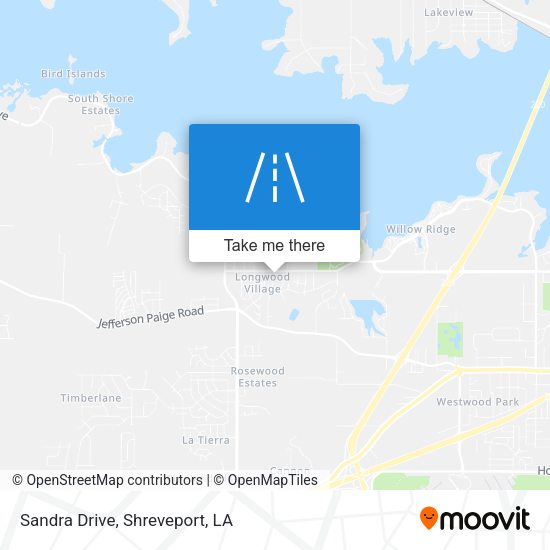 Mapa de Sandra Drive