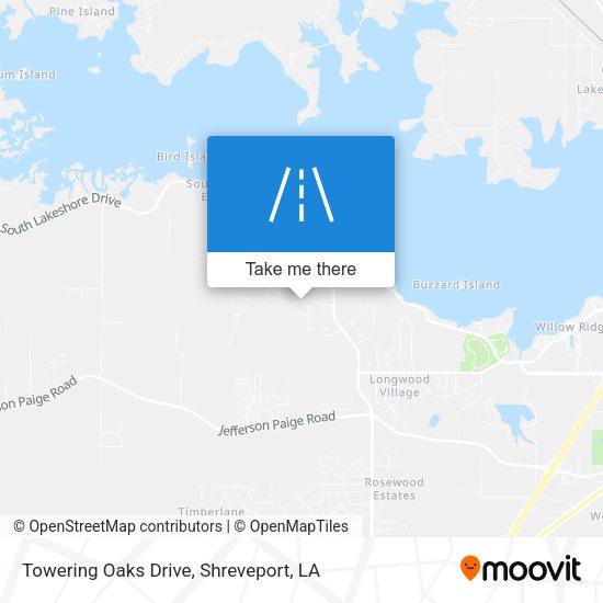 Mapa de Towering Oaks Drive