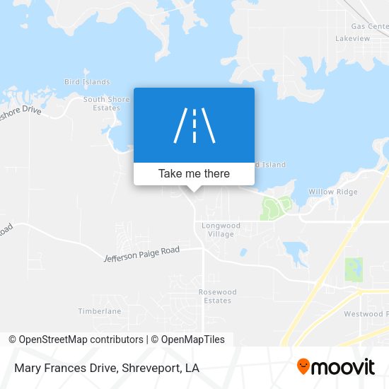 Mary Frances Drive map