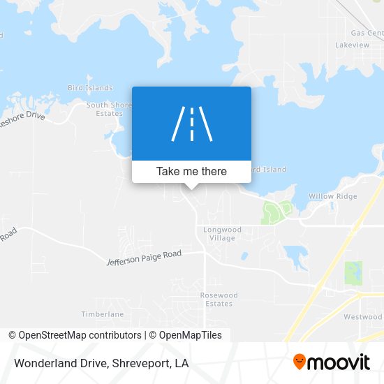 Wonderland Drive map