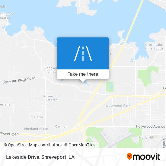 Mapa de Lakeside Drive