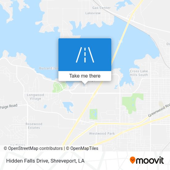 Hidden Falls Drive map
