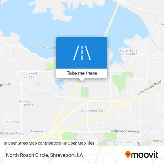 Mapa de North Roach Circle