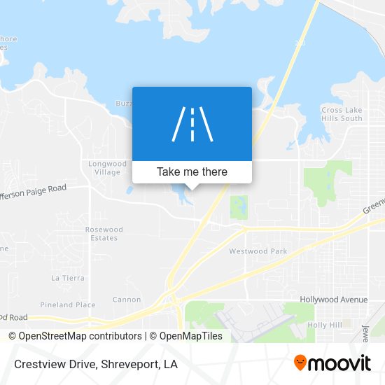 Crestview Drive map