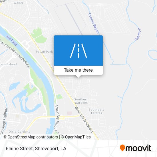 Mapa de Elaine Street
